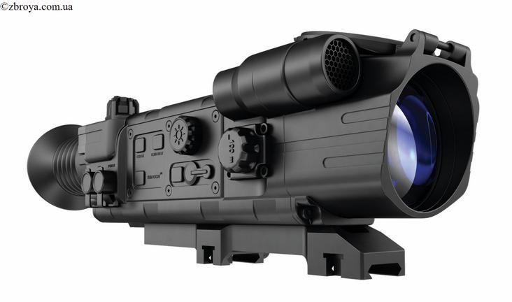 > <p>За будовою Digisight N550 є оптико-електронний приціл нічного бачення, оснащений світлосильним об'єктивом (F/1.0) діаметром 50 мм з внутрішнім фокусуванням 